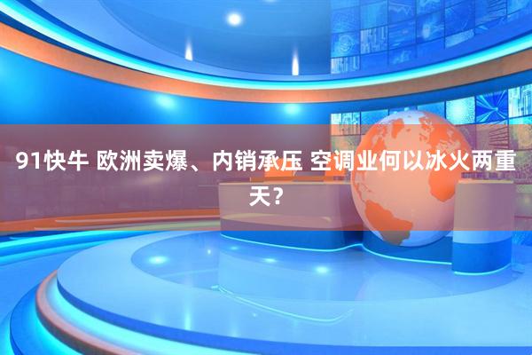 91快牛 欧洲卖爆、内销承压 空调业何以冰火两重天？